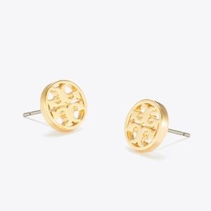 Tory Burch Gold Icon Stud Earrings